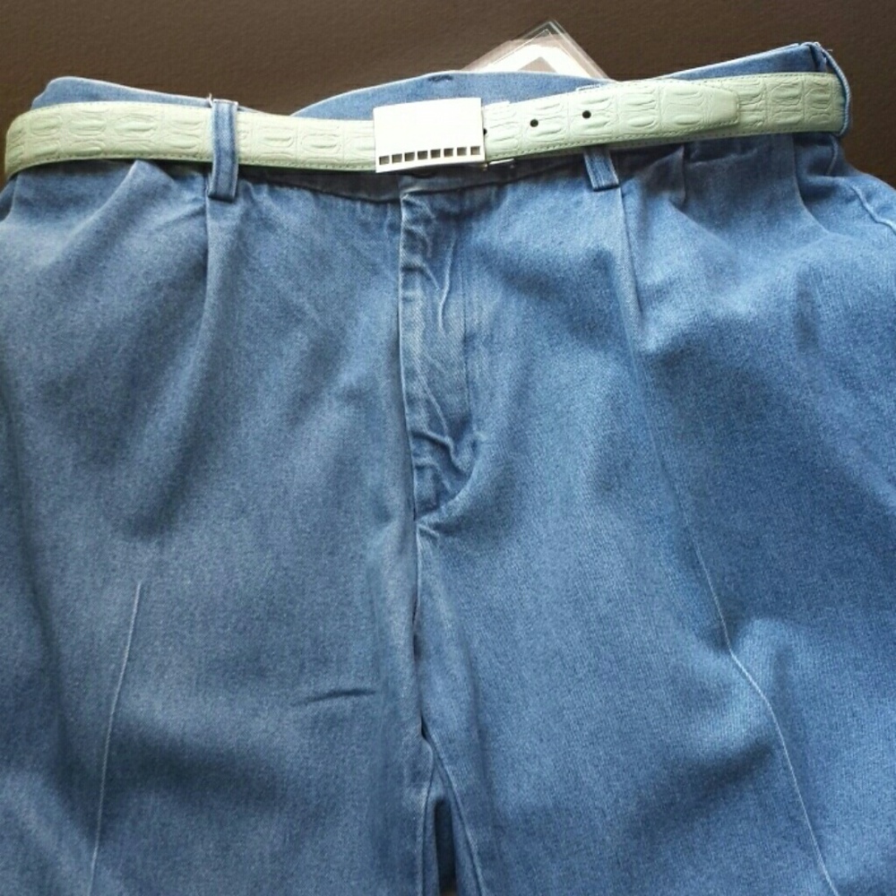 Light Green Leather Belt